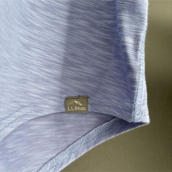 NWT L.L.Bean Women's Streamside T-Shirt XL Blue Moisture Wicking Outdoor Fishing - Picture 3 of 8